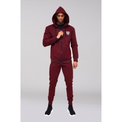19 - RICHARD VALENTINE ENSEMBLE JOGGING POWER BORDEAUX/ARGENT